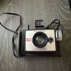 Polaroid Minute Maker Black and Silver Camera